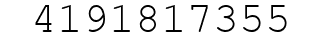 Number 4191817355.