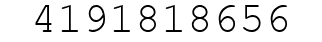 Number 4191818656.