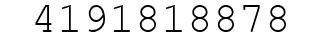 Number 4191818878.