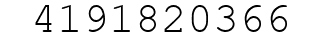 Number 4191820366.