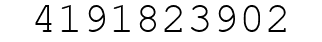 Number 4191823902.