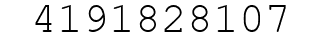 Number 4191828107.