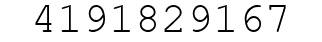 Number 4191829167.