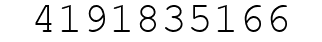 Number 4191835166.