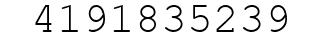 Number 4191835239.