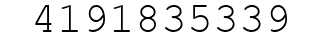 Number 4191835339.