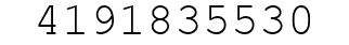 Number 4191835530.