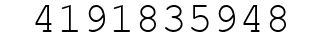 Number 4191835948.