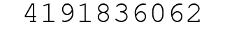Number 4191836062.