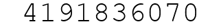 Number 4191836070.