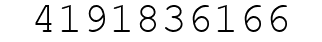 Number 4191836166.