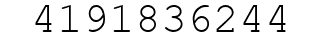 Number 4191836244.