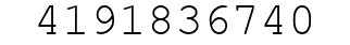 Number 4191836740.