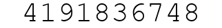 Number 4191836748.