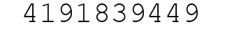 Number 4191839449.