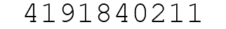 Number 4191840211.