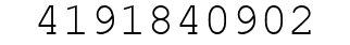 Number 4191840902.