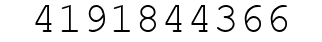 Number 4191844366.