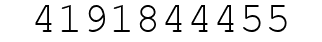Number 4191844455.