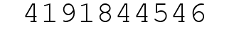 Number 4191844546.