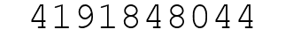 Number 4191848044.