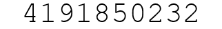 Number 4191850232.
