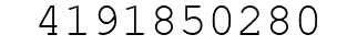 Number 4191850280.