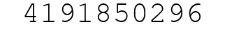 Number 4191850296.