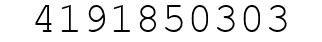 Number 4191850303.