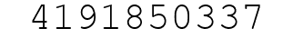 Number 4191850337.