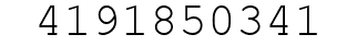 Number 4191850341.