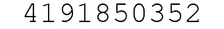Number 4191850352.
