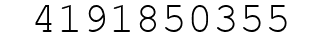 Number 4191850355.