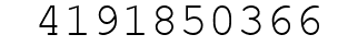 Number 4191850366.