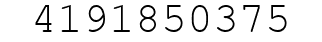 Number 4191850375.
