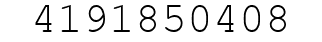 Number 4191850408.