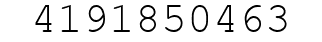 Number 4191850463.