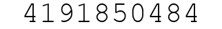 Number 4191850484.