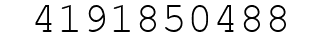 Number 4191850488.