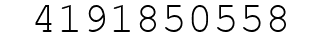 Number 4191850558.