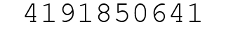 Number 4191850641.