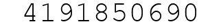 Number 4191850690.