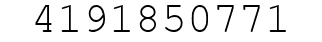 Number 4191850771.