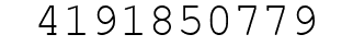 Number 4191850779.