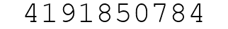 Number 4191850784.
