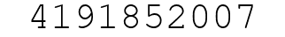 Number 4191852007.