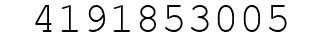 Number 4191853005.