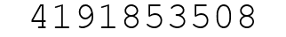 Number 4191853508.