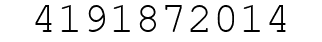 Number 4191872014.