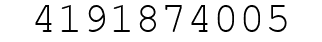 Number 4191874005.